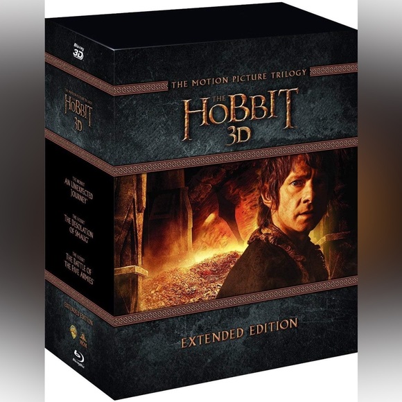 The Hobbit Trilogy: Extended Edition (3D Blu-ray + Blu-ray) - Picture 2 of 4